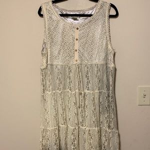 Lady Noiz lace shift dress 1XL NWT